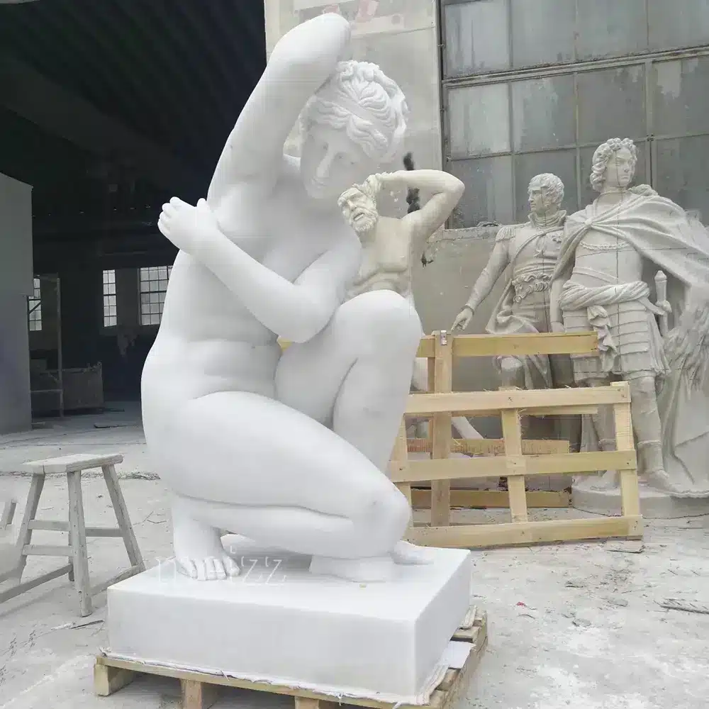 Crouching Aphrodite Sculpture