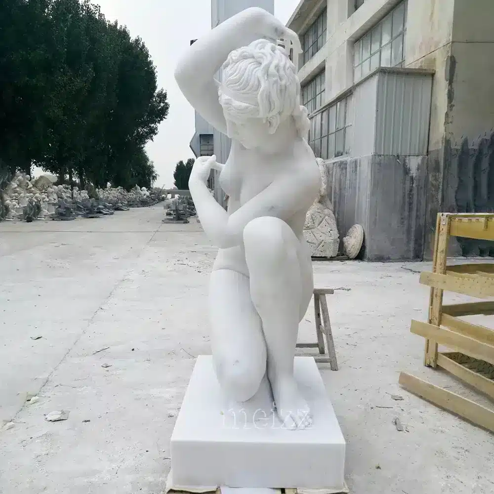 Crouching Aphrodite Sculpture