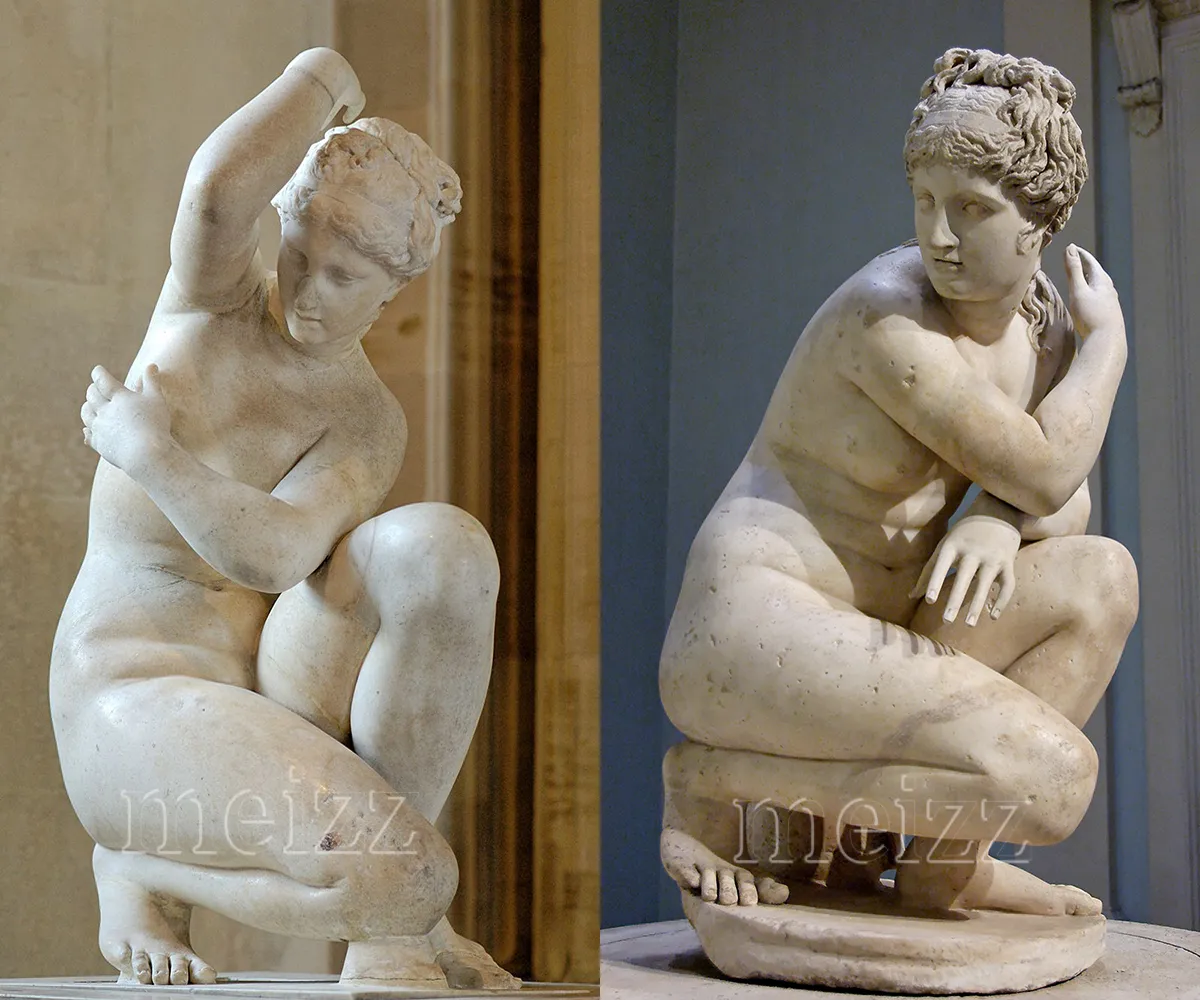 crouching venus sculpture