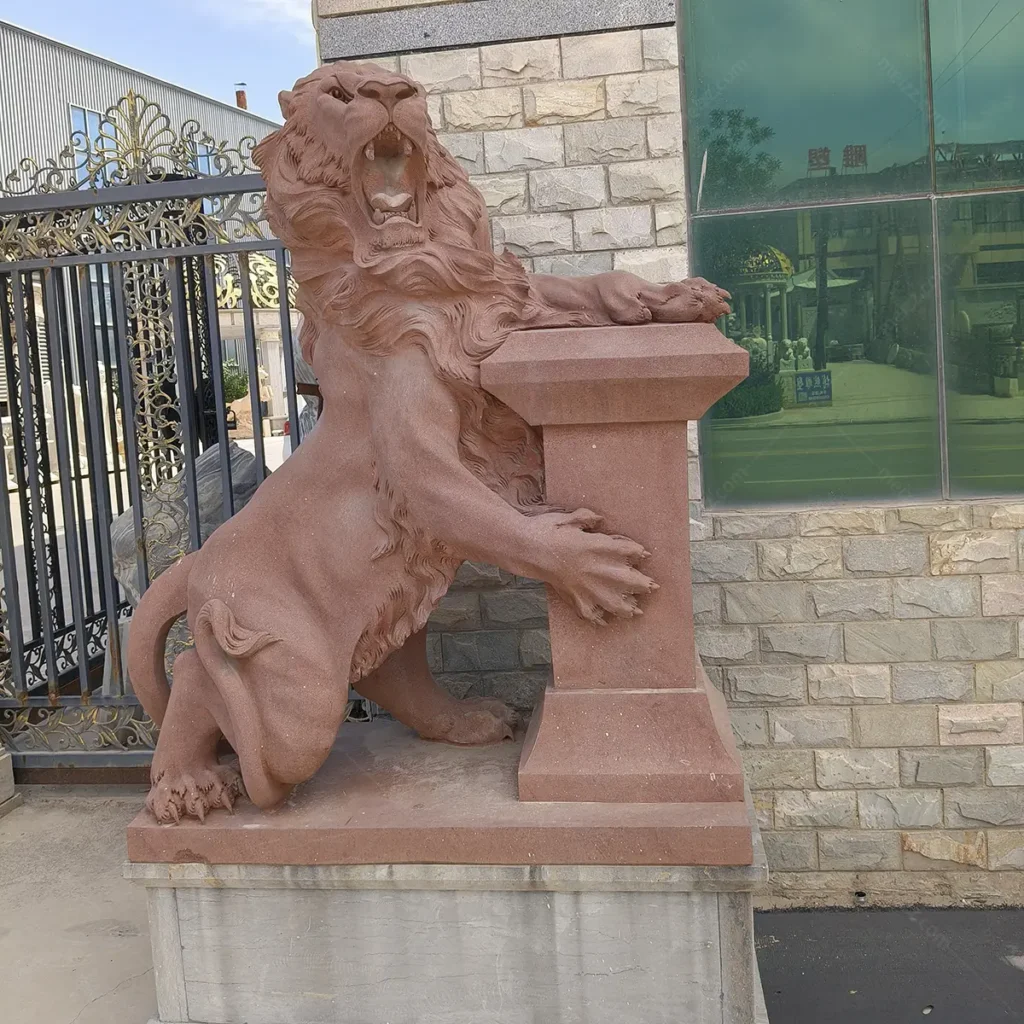 lion sculptures