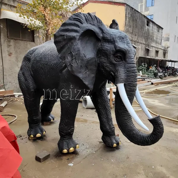 large bronze elephant statues