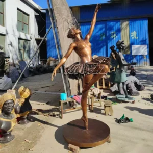 ballerina bronze sculpture