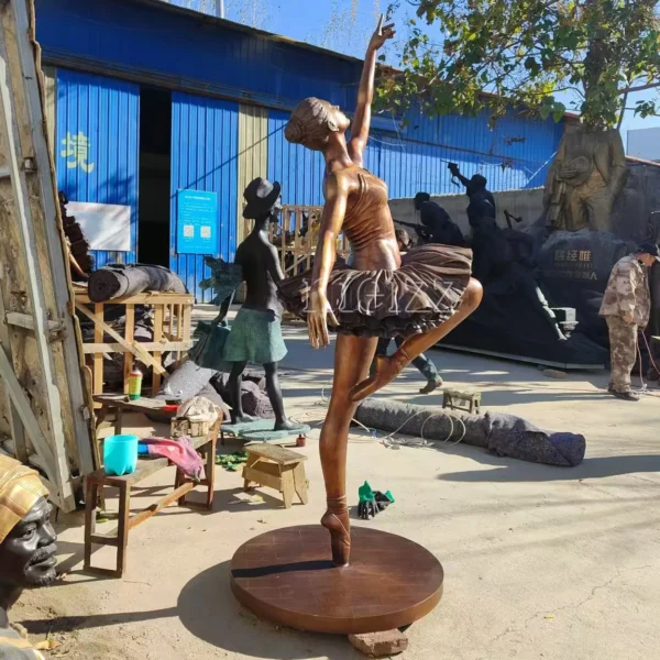 ballerina bronze sculpture