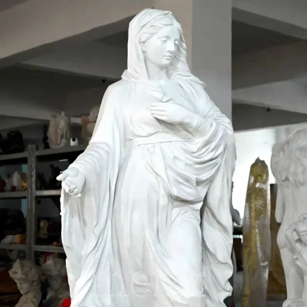 greek marble statue woman