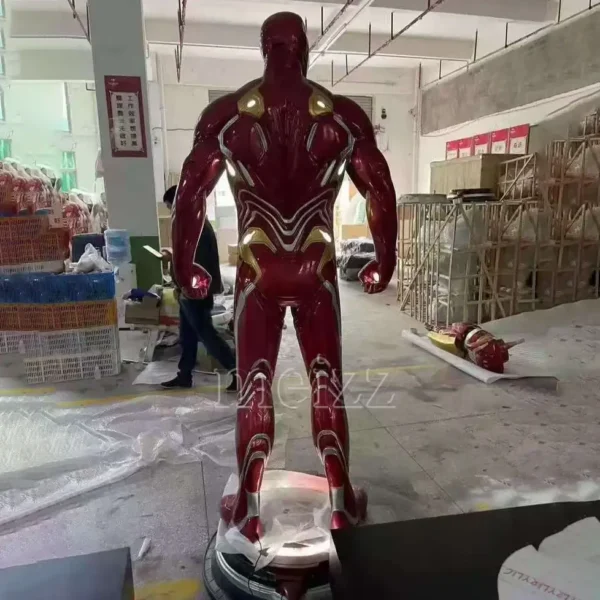 full size iron man statue