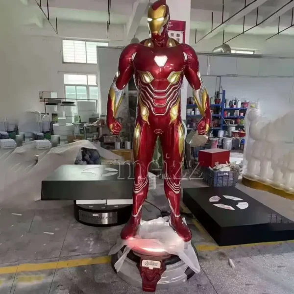 full size iron man statue