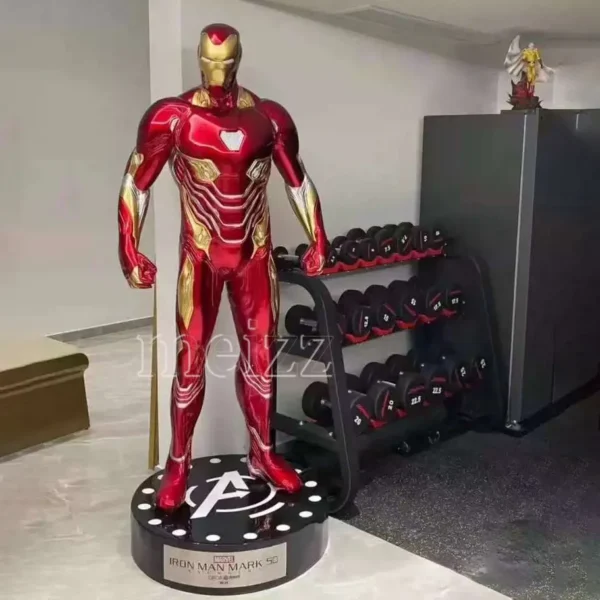 full size iron man statue