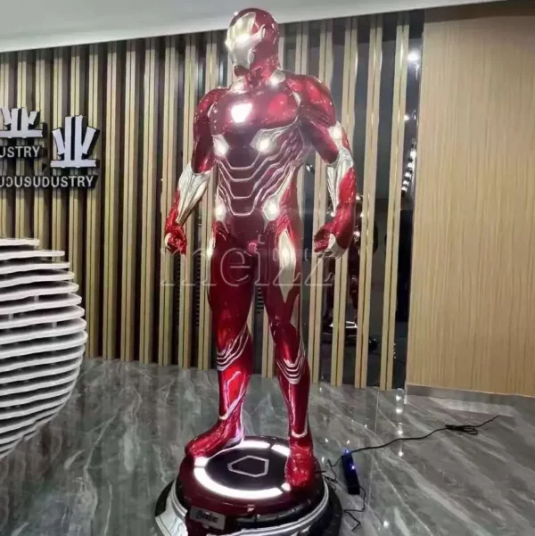 full size iron man statue