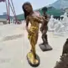 Bronze Nude Woman Statue