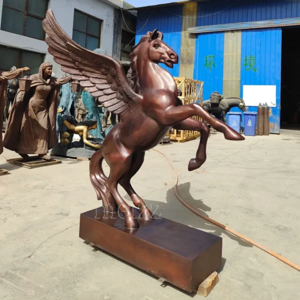 flying horse sculpture