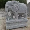 Granite Elephant Statue