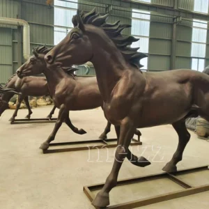 running horse sculpture