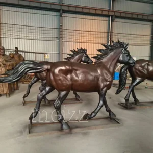 running horse sculpture