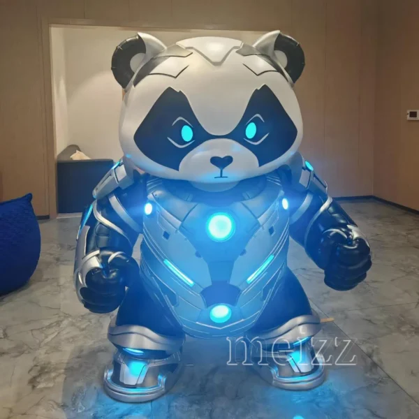 large panda statue