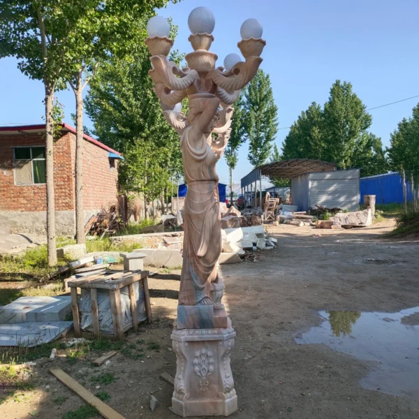lady statue lamp