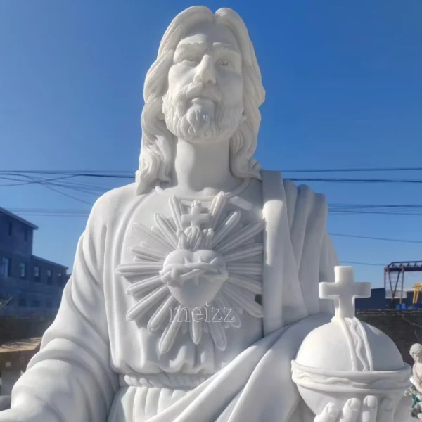 marble jesus statue