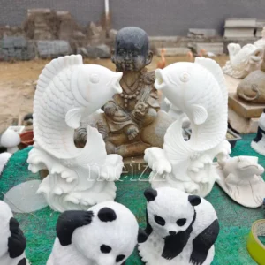 Stone Fish Water Feature