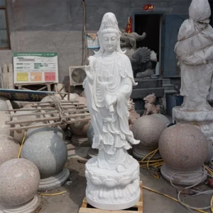standing kuan yin statue