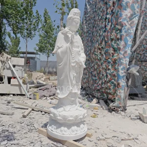 standing kuan yin statue