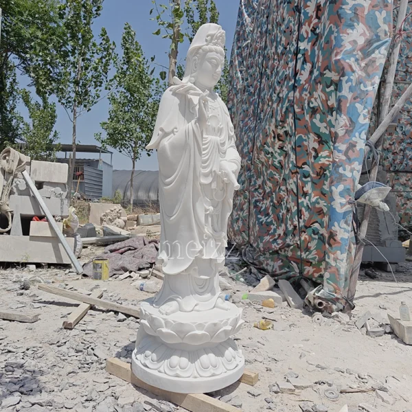 standing kuan yin statue