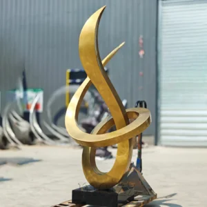 abstract floor sculpture