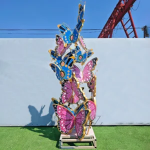 butterfly outdoor statue