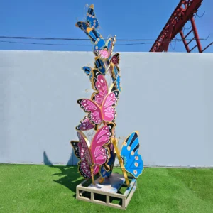 butterfly outdoor statue