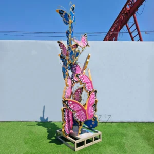 butterfly outdoor statue