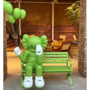 kaws sitting statue