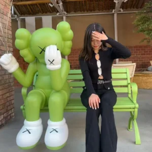 kaws sitting statue