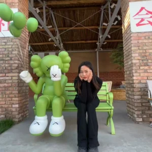 kaws sitting statue