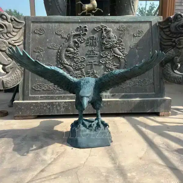 metal eagle sculptures for sale