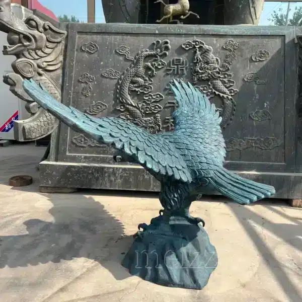 metal eagle sculptures for sale