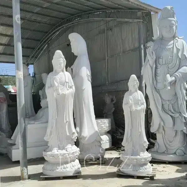 white kwan yin statue