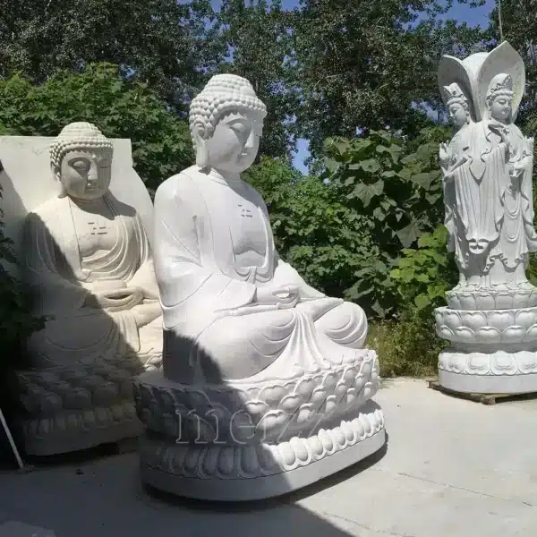 Large Marble Buddha Statue