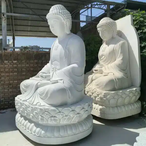 Large Marble Buddha Statue