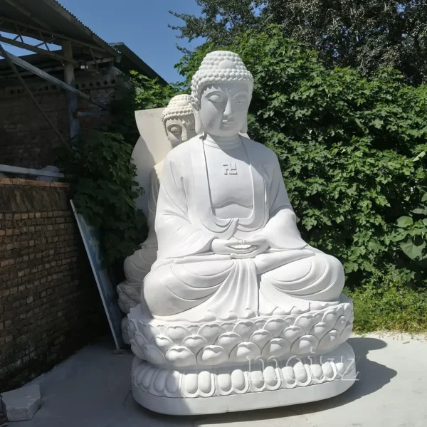 Large Marble Buddha Statue