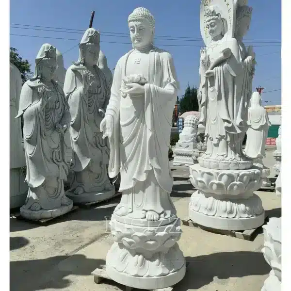 standing buddha garden statue
