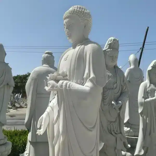 standing buddha garden statue