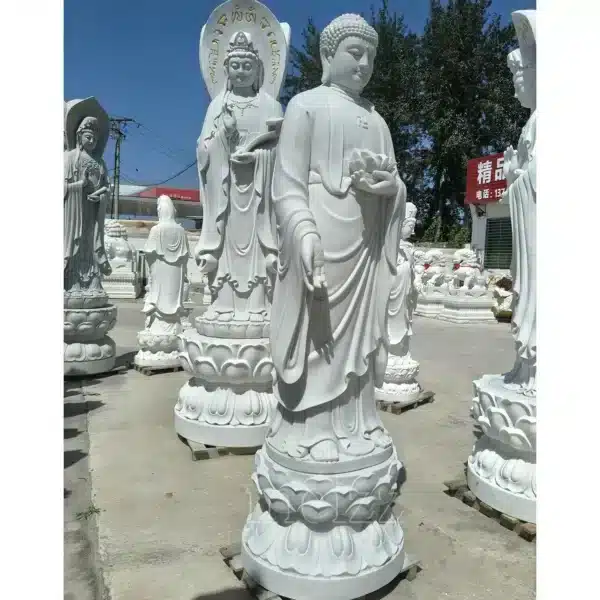 standing buddha garden statue