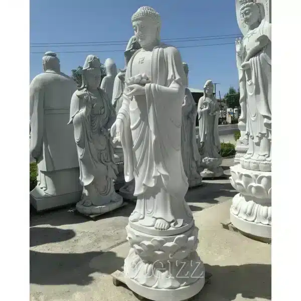 standing buddha garden statue