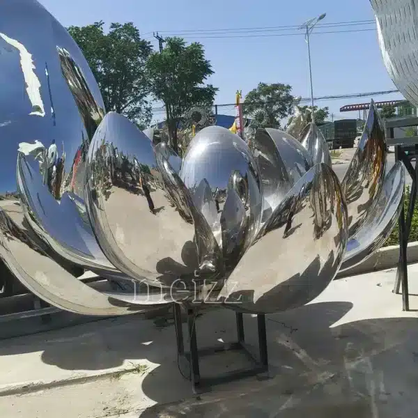 Lotus flower sculpture