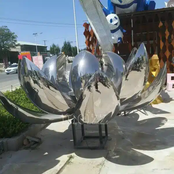 Lotus flower sculpture