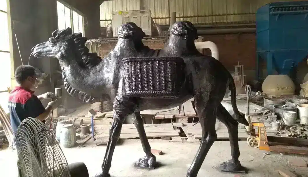Bronze Camel Sculpture