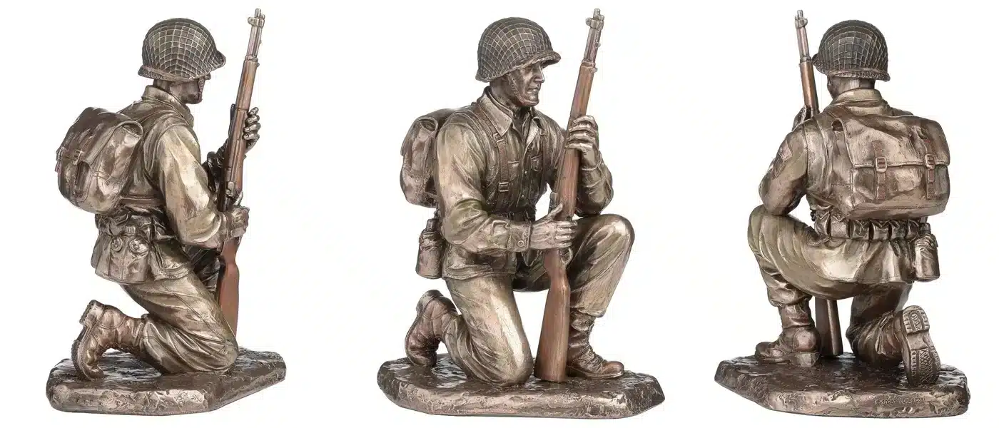 Bronze Military Statue