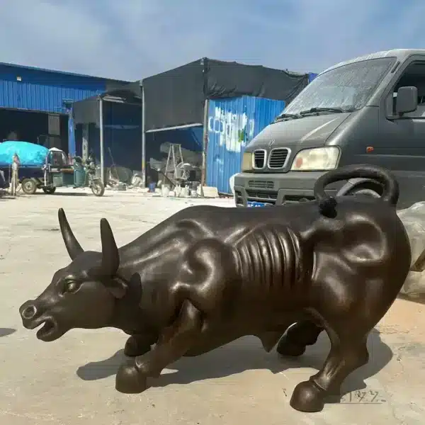 Fiberglass Bull Statue