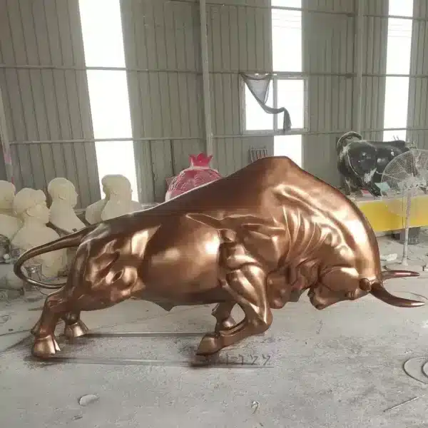 Fiberglass Bull Statue
