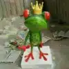 Frog Prince Garden Statue for Outdoor Decoration