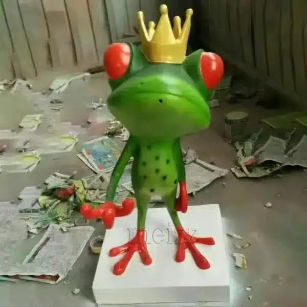 Frog Prince Garden Statue