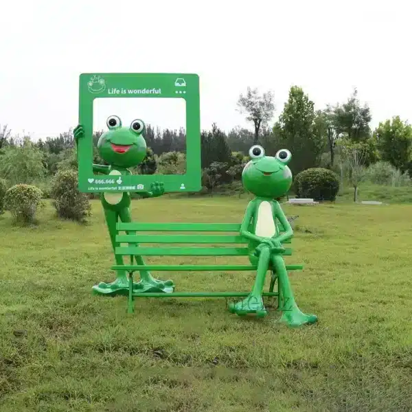 Funny Frog Garden Ornaments